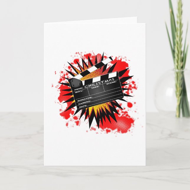 Cartão De Festividades Quadro de Natal (Frente)