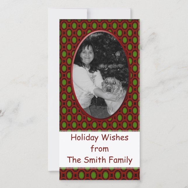 Cartão De Festividades Quadro de Natal (Frente)