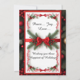 Cartão De Festividades Quadro De Natal Festivo Com Ramificações De Pinhei