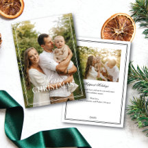 Quadro de Natal Simples Tipográfico Clássico