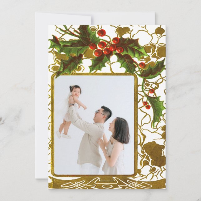 Cartão De Festividades Quadro Elegante (Frente)