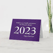 Qualquer Ano SEMÁFORO Roxo | FELIZ ANO NOVO 2023