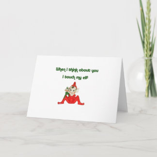 Cartão De Festividades Quando Eu Penso Em Você...