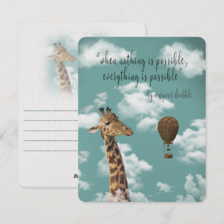 Cartão De Festividades Quando Nada está certo, tudo é possível