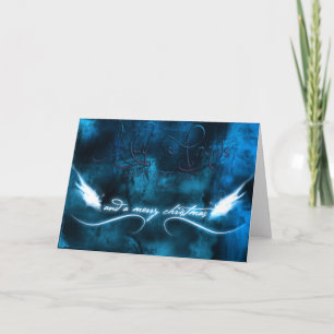 Cartão De Festividades Que Anjos vigiem você e um feliz Natal