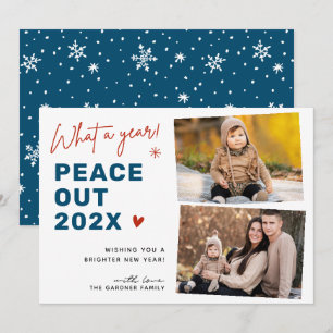 Cartão De Festividades Que Ano De Paz De 2023 Foto Dos Flocos De Neve De
