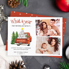 Cartão De Festividades Que Ano Engraçado Papel De Banheiro Xmas Árvore 2 