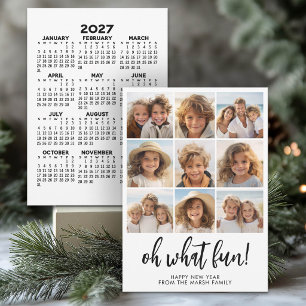 Cartão De Festividades Que Diversão - 9 Foto - Calendário 2027