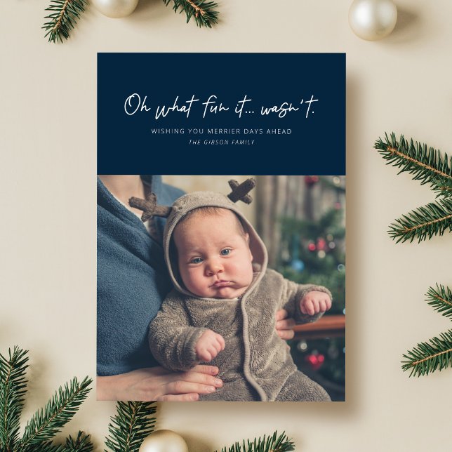 Cartão De Festividades Que divertido não foi marinho engraçado (Criador carregado)