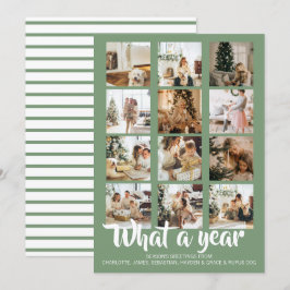 Cartão De Festividades Que Foto de Natal de Ano Personalizada