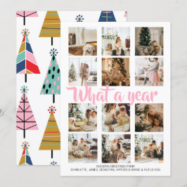 Cartão De Festividades Que Foto de Natal de Ano Personalizada