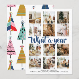 Cartão De Festividades Que Foto de Natal de Ano Personalizada