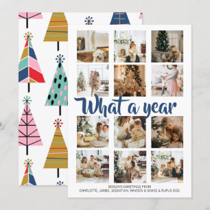 Cartão De Festividades Que Foto de Natal de Ano Personalizada