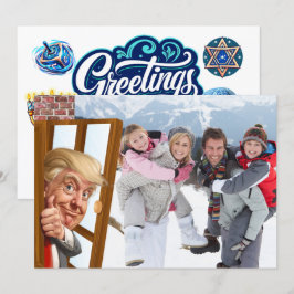 Cartão De Festividades Que FOTOBOMBA Hanukkah Dias Santos Judaicos