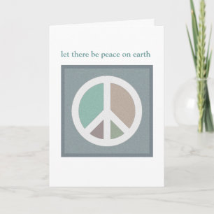 Cartão De Festividades Que haja paz na Terra...CARD