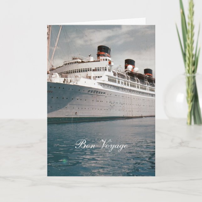 Cartão De Festividades Queen of Bermuda bon voyage card (Frente)