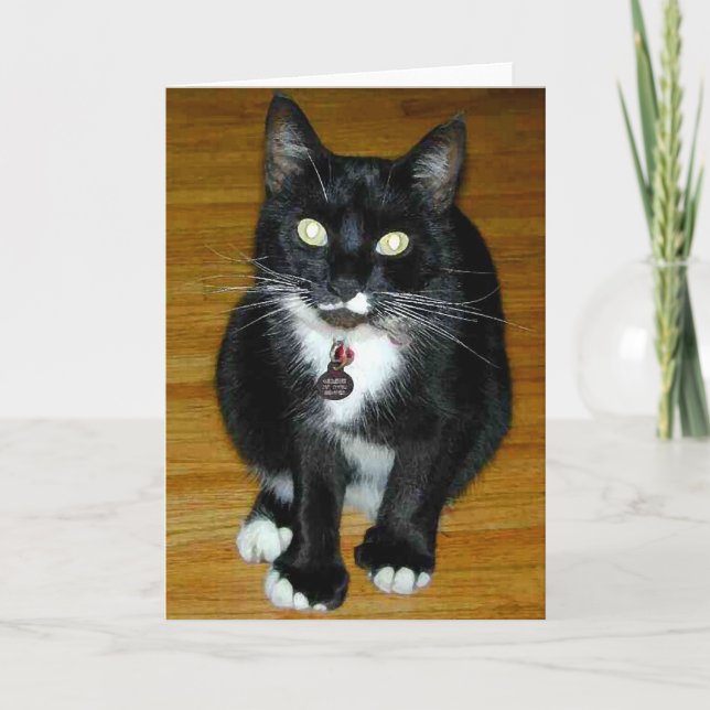 Cartão De Festividades Quem mim? (Frente)