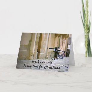 CARTÃO DE FESTIVIDADES QUERÍAMOS ESTAR JUNTOS PARA O NATAL