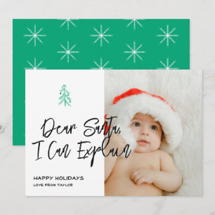 Cartão De Festividades Querido Papai Noel Posso Explicar Personalizado Na