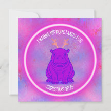 Quero um Hipopótamo no Natal - Roxo