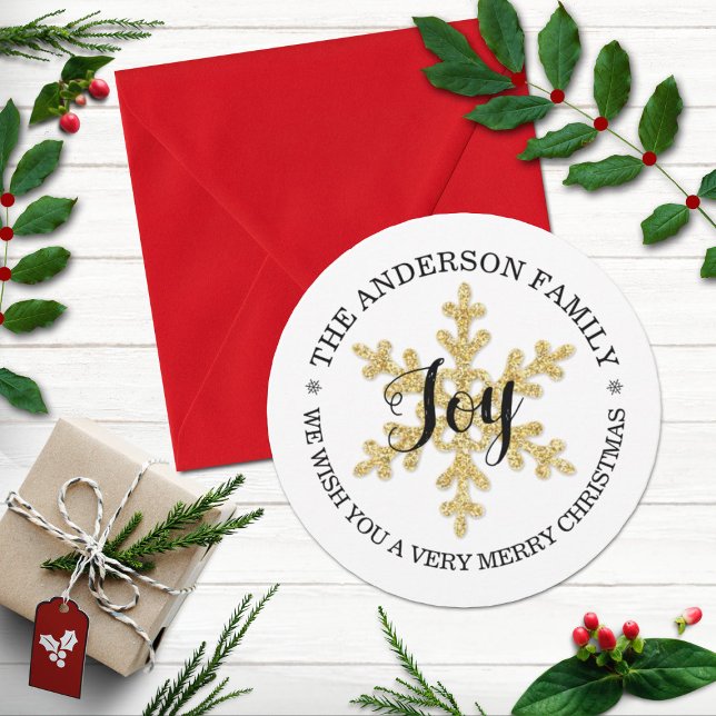 Cartão De Festividades Quic Festivo Floco de Neve (Criador carregado)