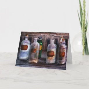 Cartão De Festividades Química - Soluções saturadas