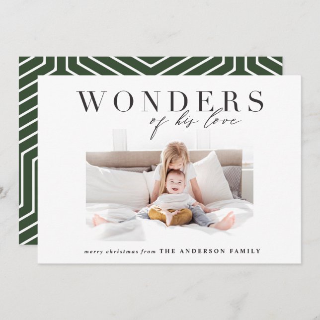 Cartão De Festividades Quiristmas de fotos online (Frente/Verso)