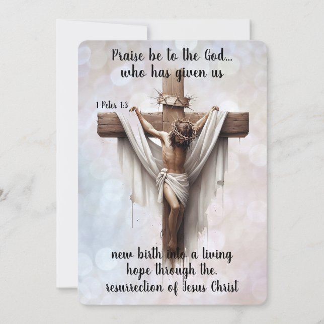 Cartão De Festividades Radiant Hope at the Cross (Frente)