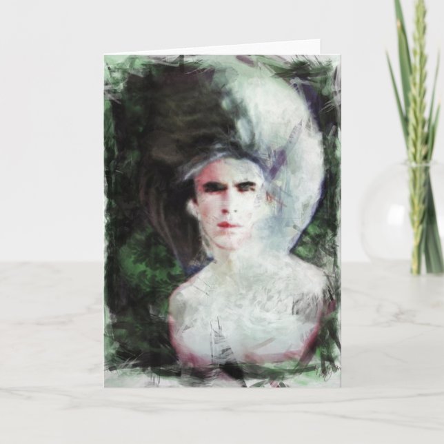 Cartão De Festividades Rainha de prata (Frente)