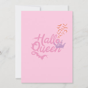 Cartão De Festividades Rainha do Halloween, Halloqueen, Arte Retro do Hal