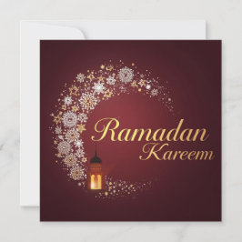 Cartão De Festividades Ramadan Kareem holiday Personalized  Modern Card