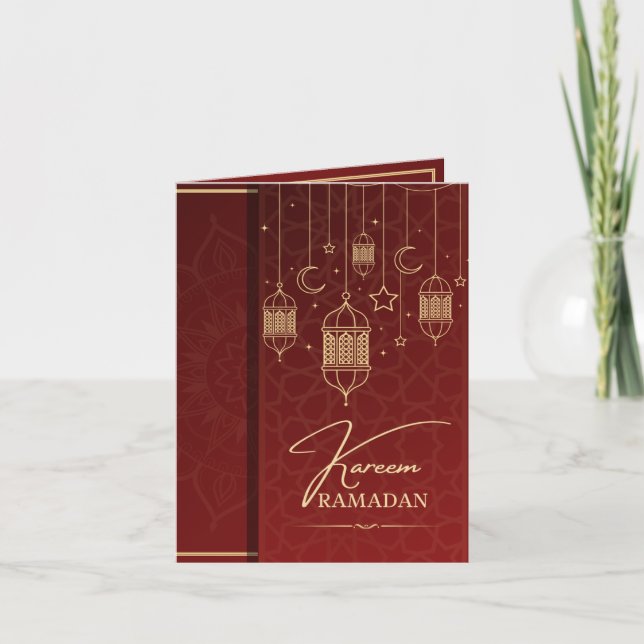 Cartão De Festividades ramadan kareem ramadan (Frente)