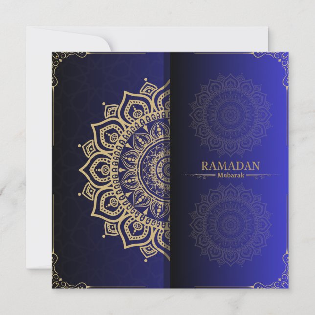 Cartão De Festividades ramadan Mubarak ramadan (Frente)