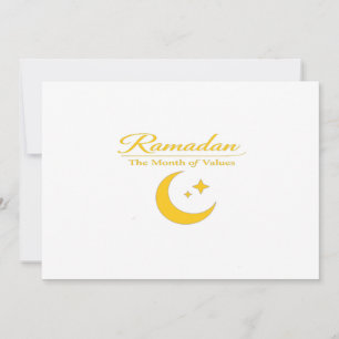 Cartão De Festividades Ramadão dos Valores