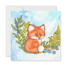 Raposa nas samambaias