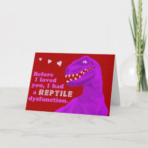 Cartão De Festividades Raptor Engraçado Dinossauro Réptil Pun