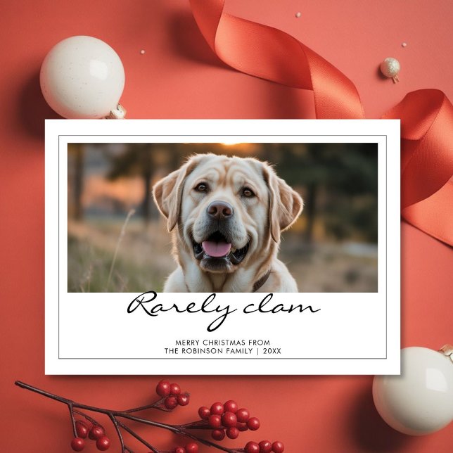 Cartão De Festividades Rarely Christmas Labrador Dog Card (Criador carregado)