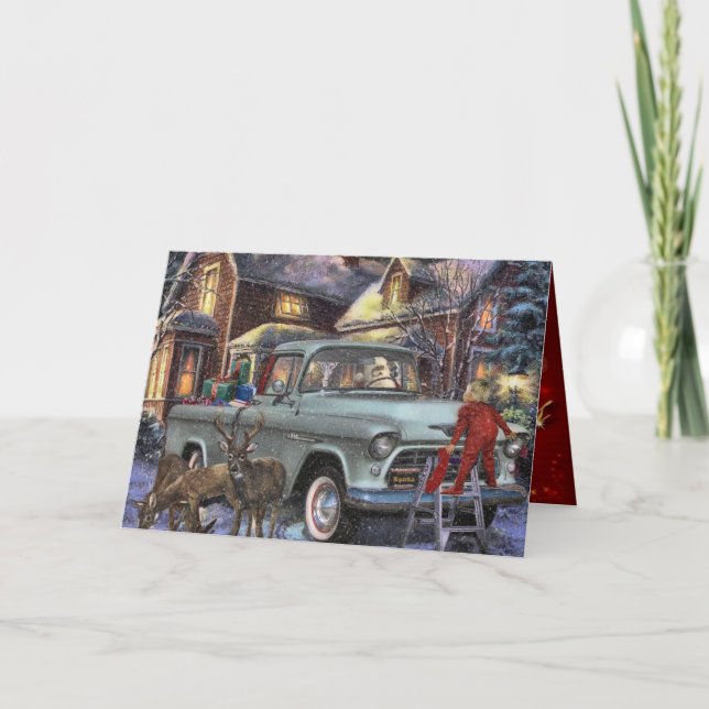 Cartão De Festividades Rat Rod Studios Christmas Cards 1 (Frente)