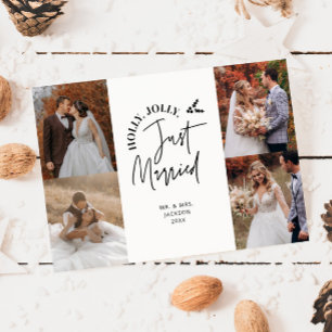 Cartão De Festividades Recem casados Feriado Novo Branco de Fotografia