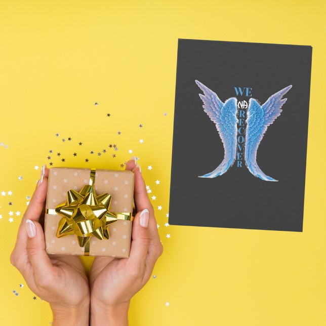 Cartão De Festividades Recuperamos - Narcóticos Anônimos (Criador carregado)