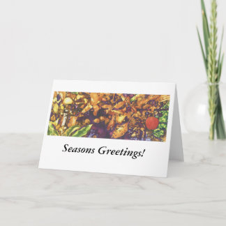 Cartão De Festividades Red Apple in the Garden