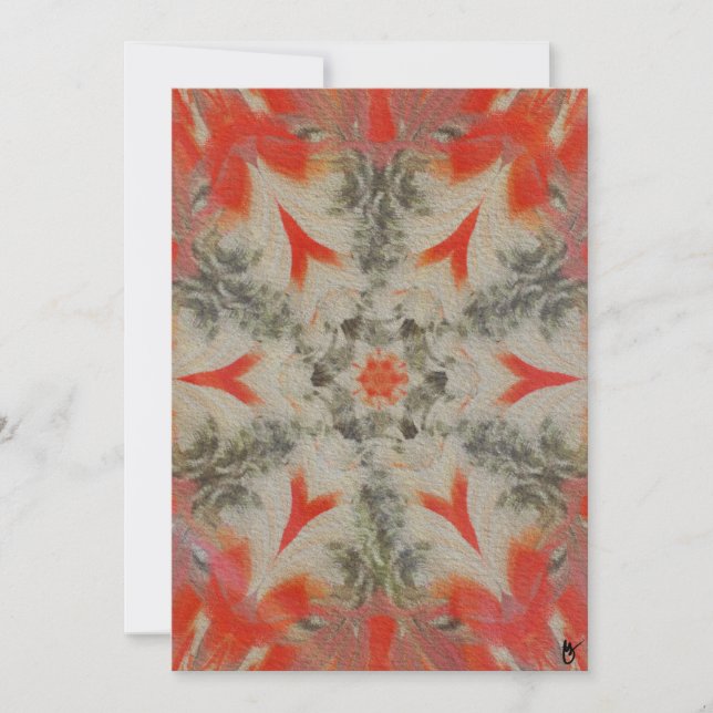 Cartão De Festividades Red-bellied Woodpecker Geometric Textured Card (Frente)