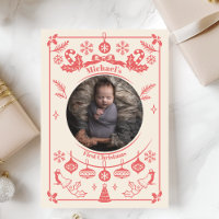 Red Berry Baby Boy Primeiro Natal