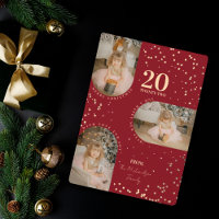 Red Dourado Confetti Arch Family Fotografias de Na