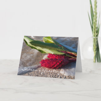 Cartão De Festividades Red Ginger card