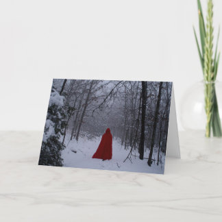 Cartão De Festividades Red hood