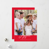 Red Joyful Family Fotografia no Natal ferida