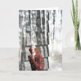 Cartão De Festividades Red Mitten