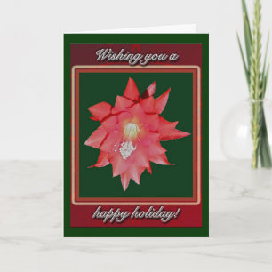 Cartão De Festividades Red Queen of the Night Happy Holiays Card