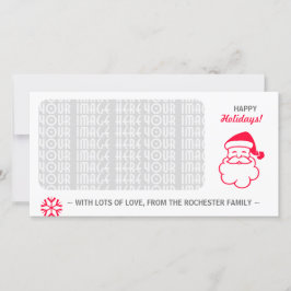 Cartão De Festividades Red Santa Claus